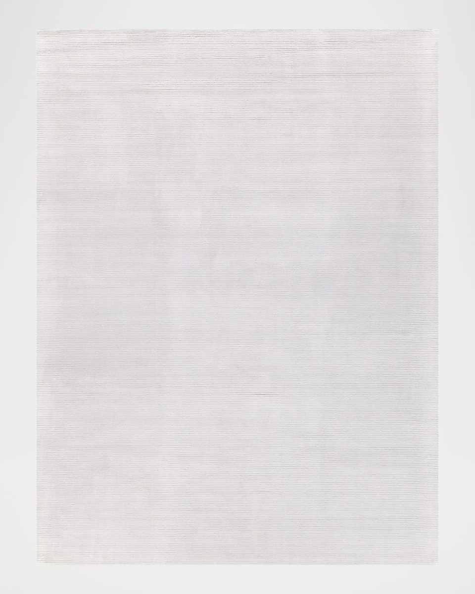 Pavia Hand-Loomed White Rug, 8' x 10'